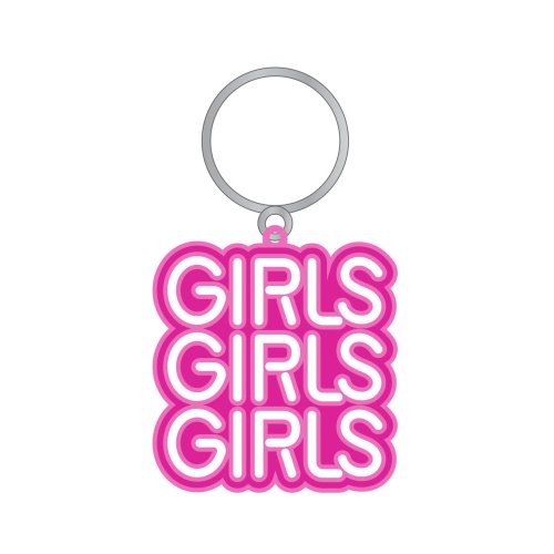 Girls Girls Girls Keychain