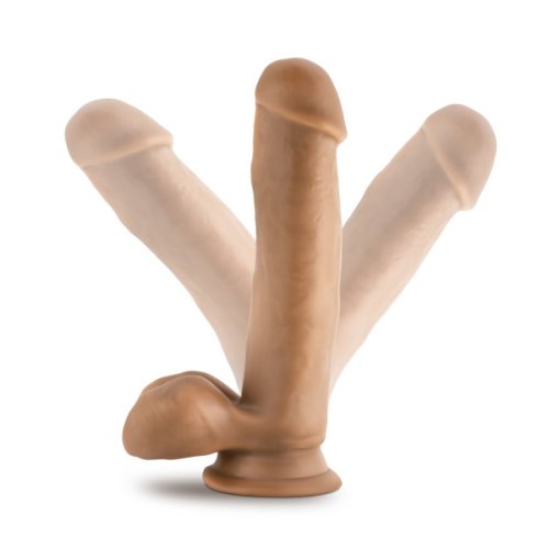 DR. SKIN DR. MARK 7IN DILDO W/ BALLS TAN