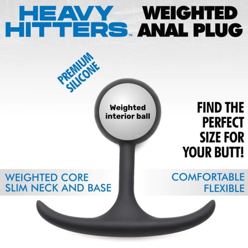 Comfort Weighted Silicone Plug 3.3\" - Sm