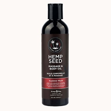 8 oz. Hemp Seed Massage Oil Kashmir Musk