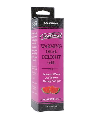 GoodHead Warming Oral Delight Gel - 4 oz Watermelon
