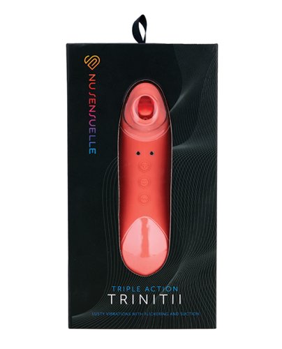 Nu Sensuelle Trinitii Tongue Vibe - Coral