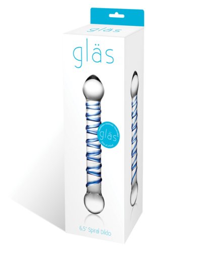 Glas 6.5\" Spiral Dildo