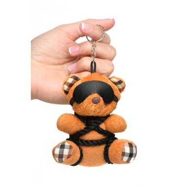 Rope Bondage Teddy Bear Keychain