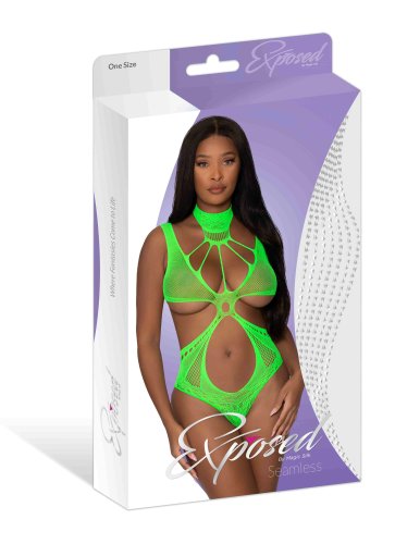 SEAMLESS TEDDY LIME O/S