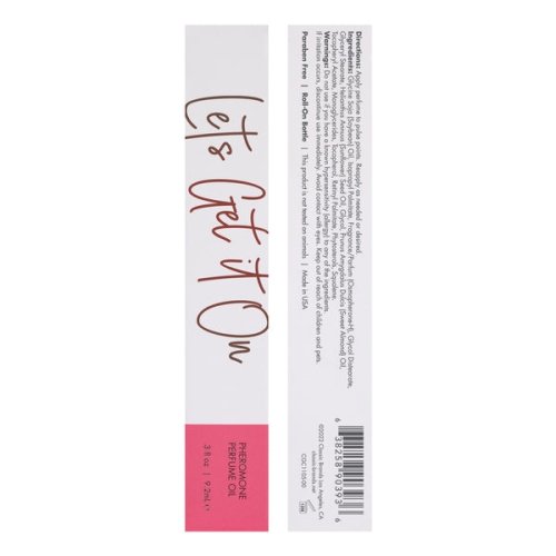 LET\'S GET IT ON Perfume Oil with Pheromones - Fruity - Floral 0.3oz | 9.2mL