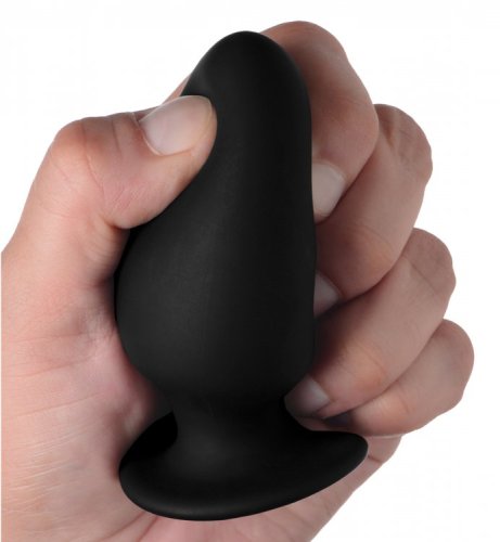 SQUEEZE-IT SILEXPAN ANAL PLUG SMALL BLACK