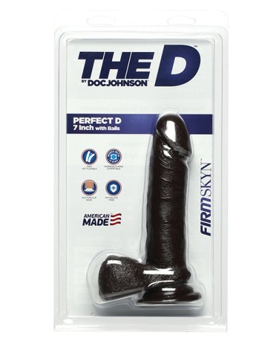 The D 7\" Perfect D w/Balls - Chocolate