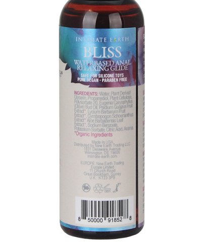 Intimate Earth Bliss Anal Relaxing Waterbased Glide - 60 ml