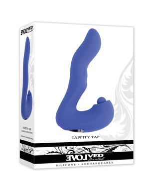 Evolved Tappity Tap Vibrator - Blue