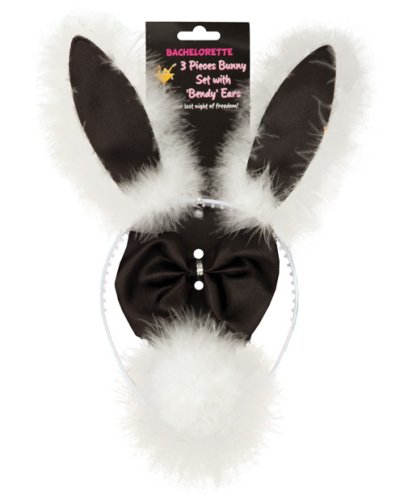 Bachelorette 3 pc Bunny Set w/Bendy Ears