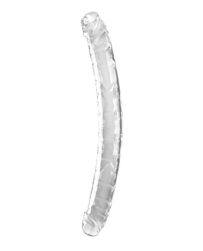 King Cock Clear 18\" Double Dildo - Clear