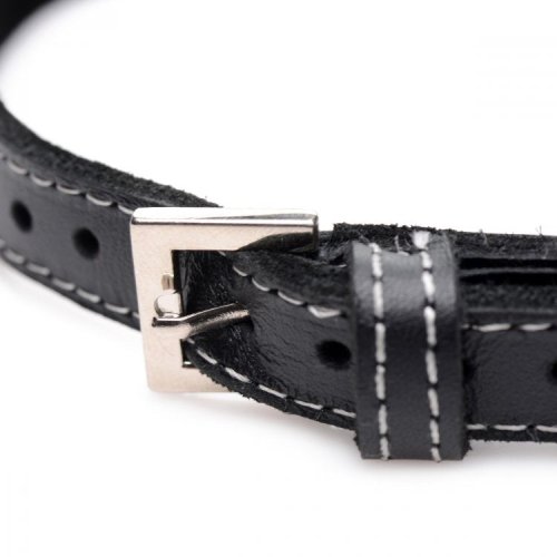 Royal Vixen Leather Choker Rhinestones