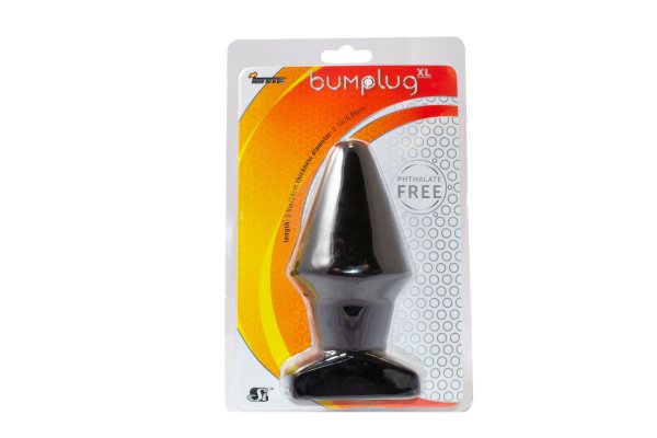 IGNITE BUTT PLUG BLACK EXTRA LARGE