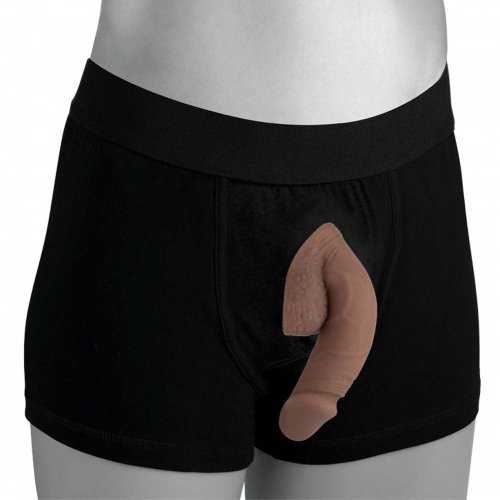 Large Bulge Packer Dildo - Medium Tone