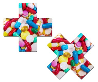 x + Multicolor Prescription Pill Nipple*