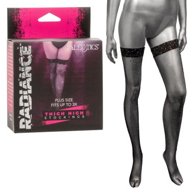 Radiance™ Thigh High Stockings - Plus