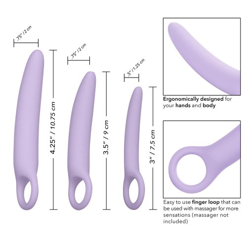 Dr. Berman® Alena™ Silicone Dilators 3pc