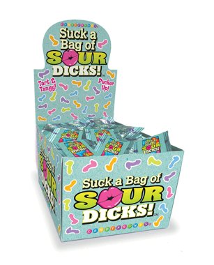 Suck a Bag of Sour Dicks - Display of 100