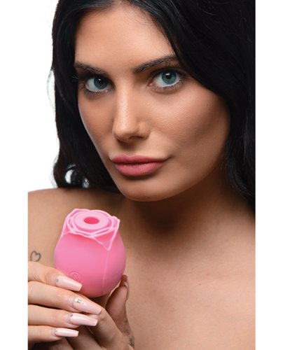 BLOOMGASM WILD ROSE 10X PINK SUCTION CLIT STIMULATOR