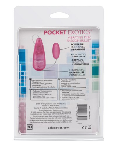 POCKET EXOTIC PINK PASSION BULLET