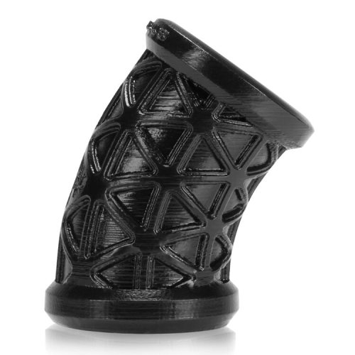 MORPH SLEEK GEOMETRIC PATTERN BALLSTRETCHER SILICONE SMOOSH BLACK (NET)