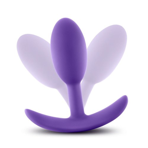 Luxe Wearable Vibra Slim Plug Sm- Purple