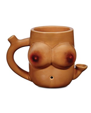 Fashioncraft Novelty Mug - Boobs Brown