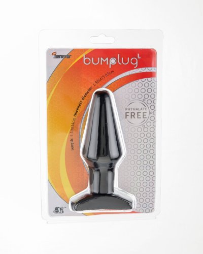 IGNITE BUTT PLUG BLACK LARGE