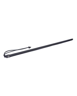 Spartacus 24" Leather Wrapped Cane - Black