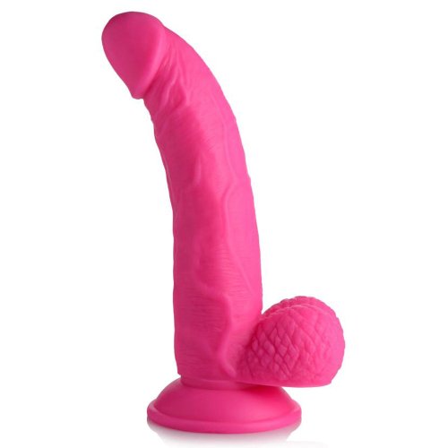 POP 7.5\" Dildo with Balls - Pink