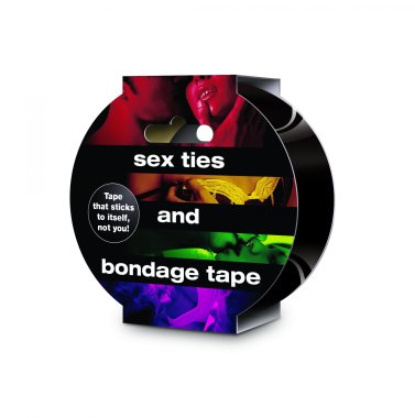 SEX TIES & BONDAGE TAPE BLACK