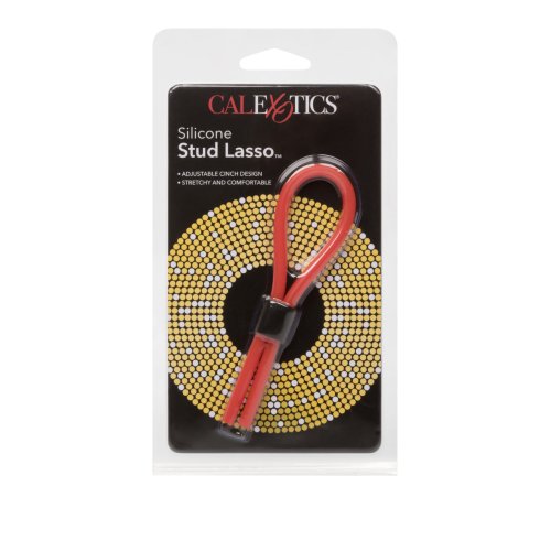 SILICONE STUD LASSO RED