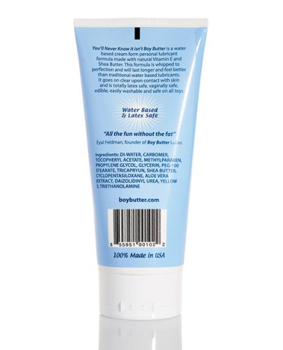 Boy Butter H2O Lube Tube - 6 oz