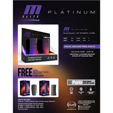 M Elite Platinum Merchandising Kit *