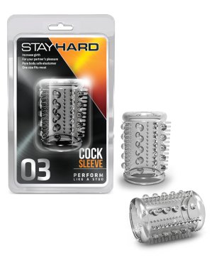 STAY HARD COCK SLEEVE 03 CLEAR