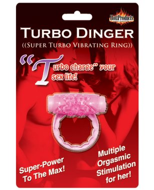 Humm Dinger Turbo Vibrating Cockring - Magenta