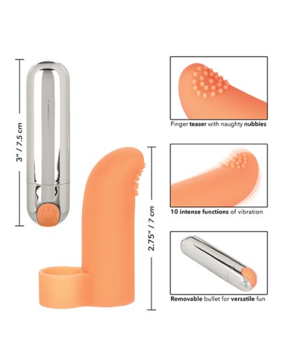 INTIMATE PLAY RECHARGEABLE FINGER TICKLER