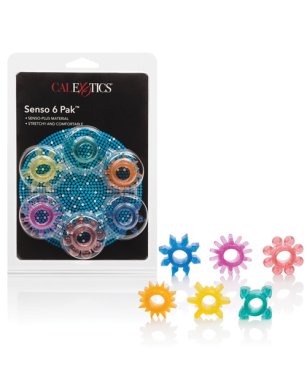 Senso 6 Pack Rings - Assorted Colors