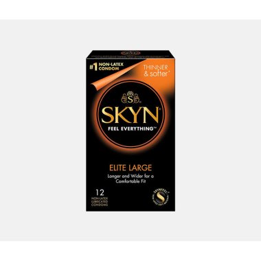 Skyn Elite Large Non-Latex Condoms 12pk
