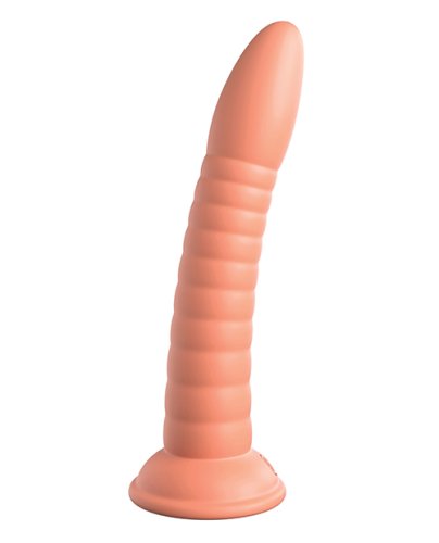 Dillio Platinum 7\" Wild Thing Silicone Dildo - Peach