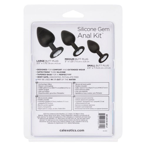 SILICONE GEM ANAL KIT