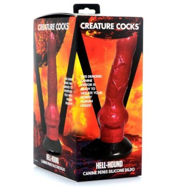 CREATURE COCKS HELL HOUND CANINE PENIS SILICONE