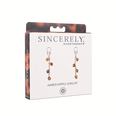 SINCERELY AMBER NIPPLE JEWELRY