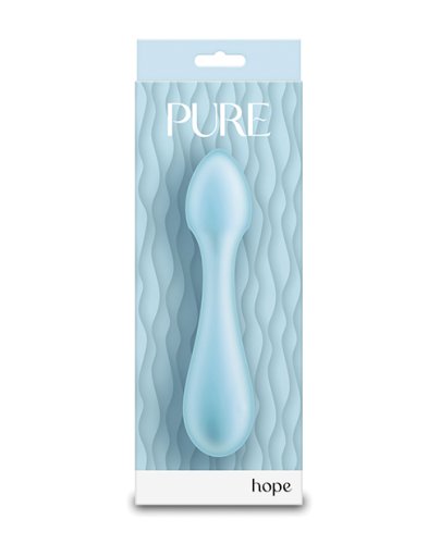 Pure Hope Vibrating Wand - Blue