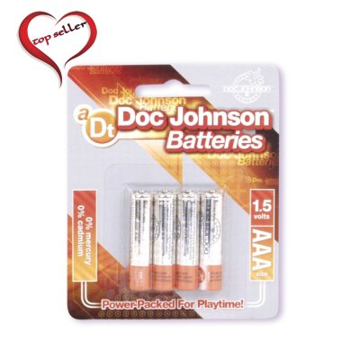 Doc Johnson AAA Size Batteries 4 Pack
