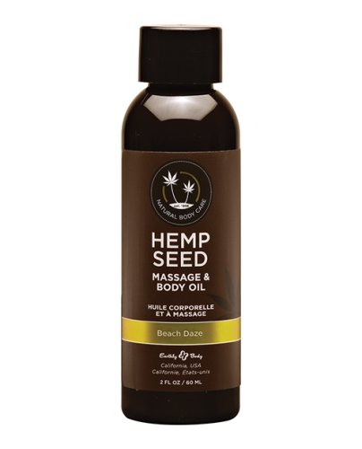 HEMP SEED MASSAGE OIL BEACH DAZE 2 OZ