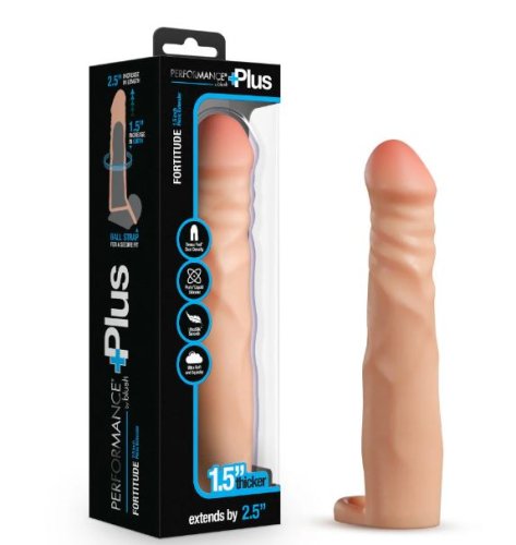 PERFORMANCE PLUS 2.5IN SILICONE PENIS XTENDER BEIGE