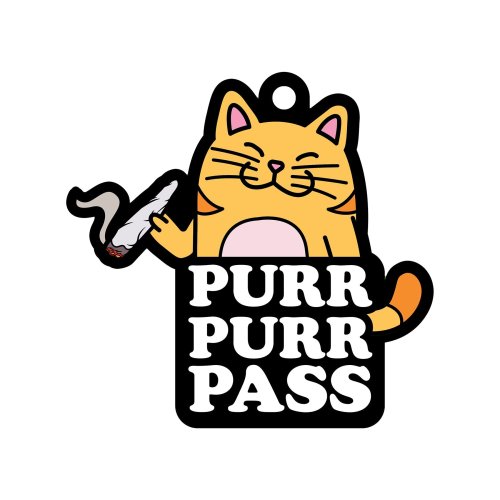 Purr Purr Pass Air Freshner