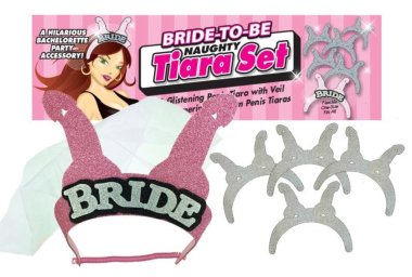 Bride to Be Naughty Tiara Set *